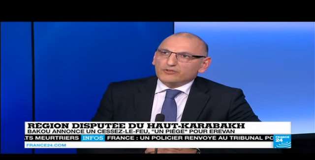 Interview de l`Ambassadeur d`Azerbaïdjan en France Elchin Amirbayov à la chaîne de télé France24 - VIDEO